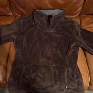 The North Face Brown and Gray Fleece Jacket